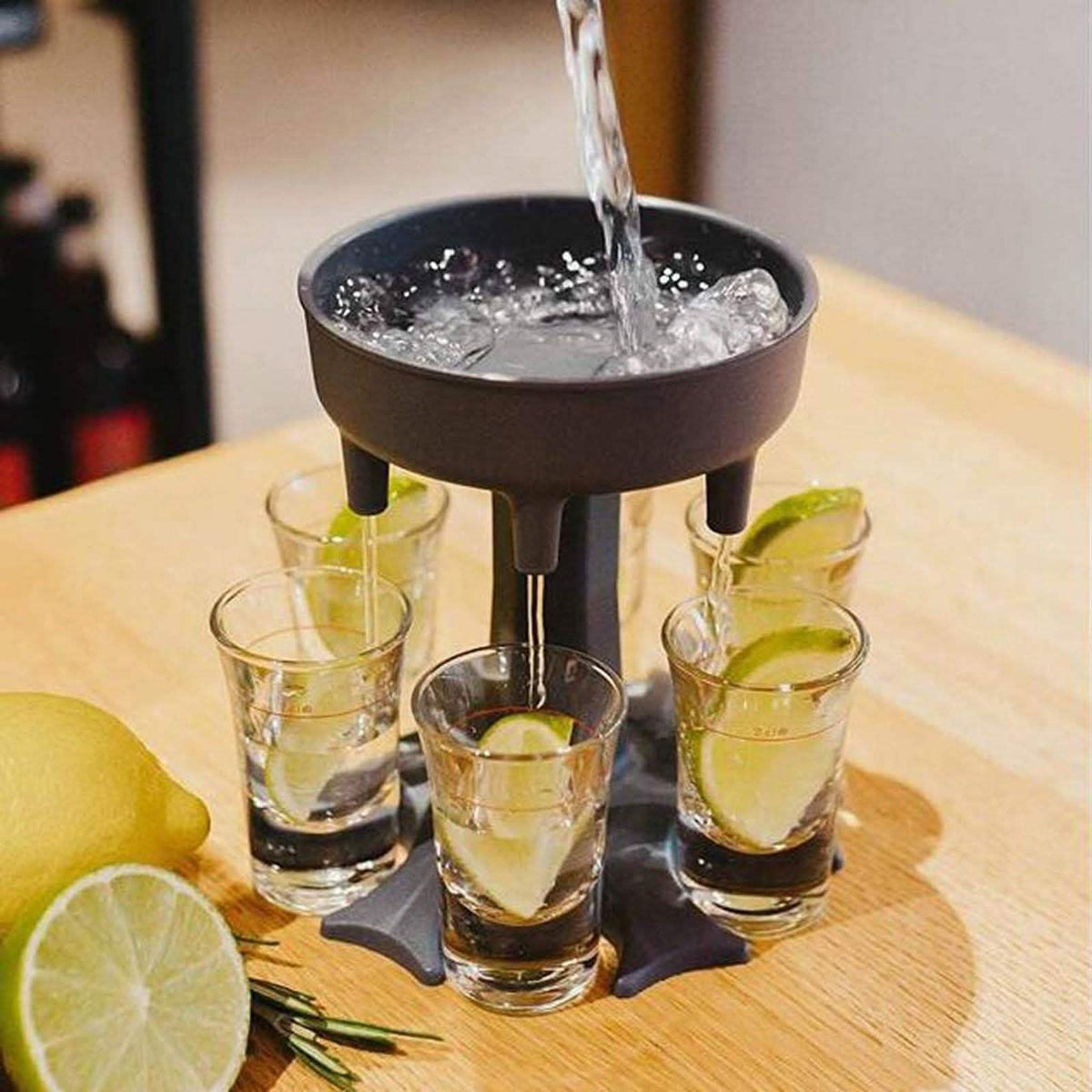 6 Shot Glass Dispenser and Holder
