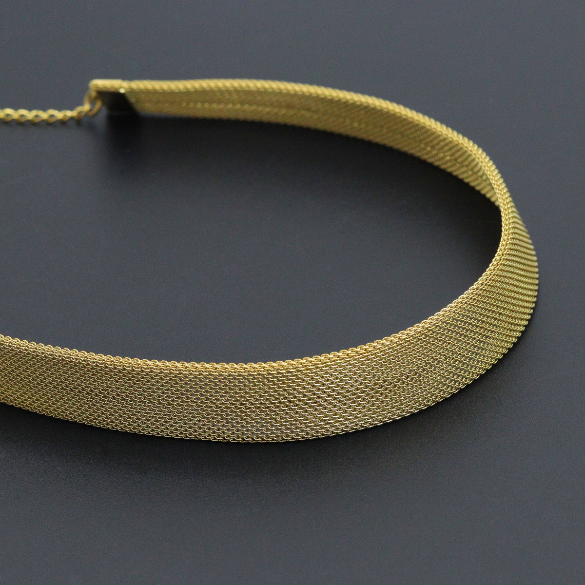 Watch Band Mesh Chain Necklace Bracelet, Sku#O128