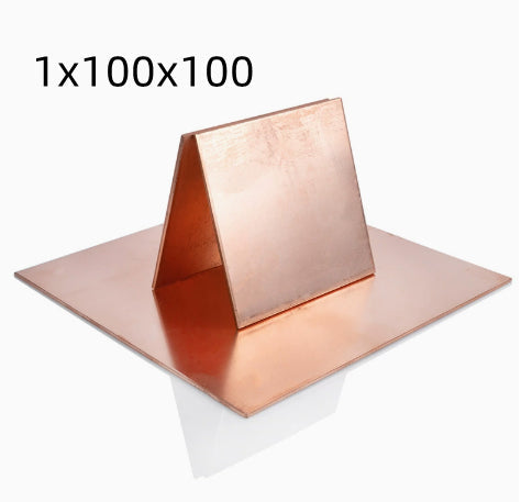 Copper Sheet Pure Copper Conductor T2 Red Copper Plate Copper Foil DIY Material