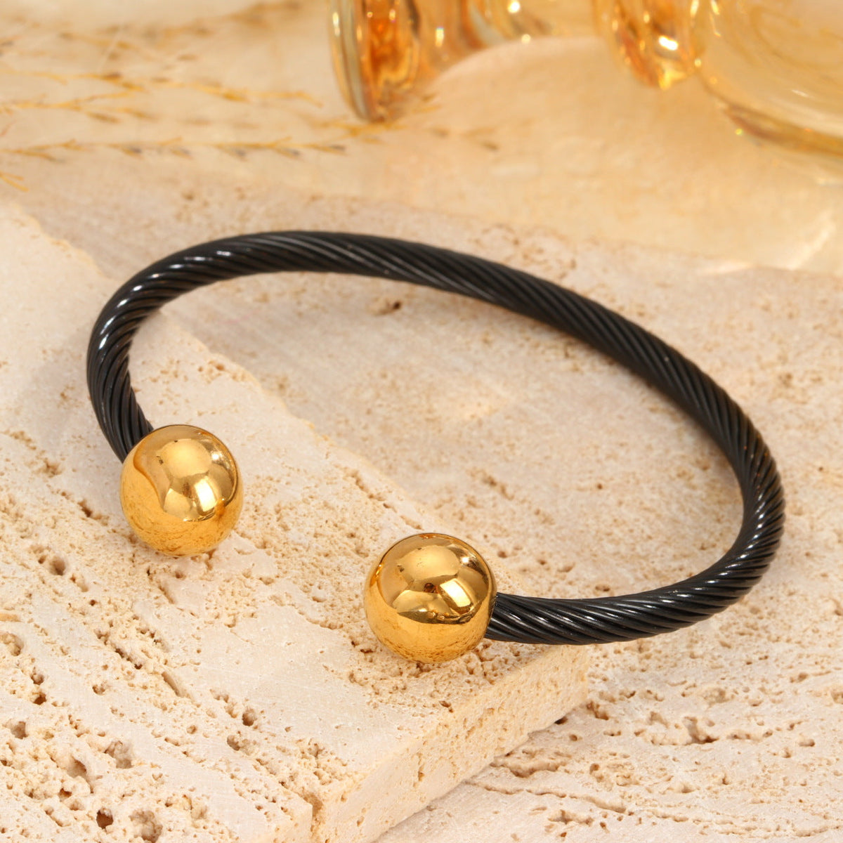 Twisted Steel Wire Bracelet For Men And Women