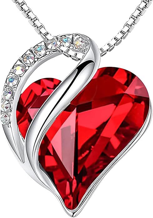 Geometric Heart Of The Ocean Crystal Necklace High-End