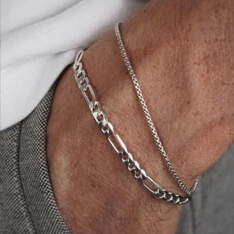 Stainless Steel European And American-style Mens And Womens Bracelet