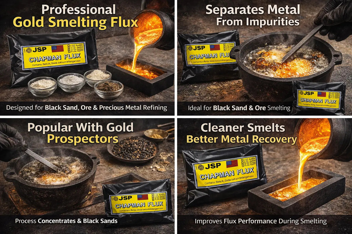 Chapman’s Flux – Gold Smelting Flux for Black Sands, Ore & Precious Metal Refining