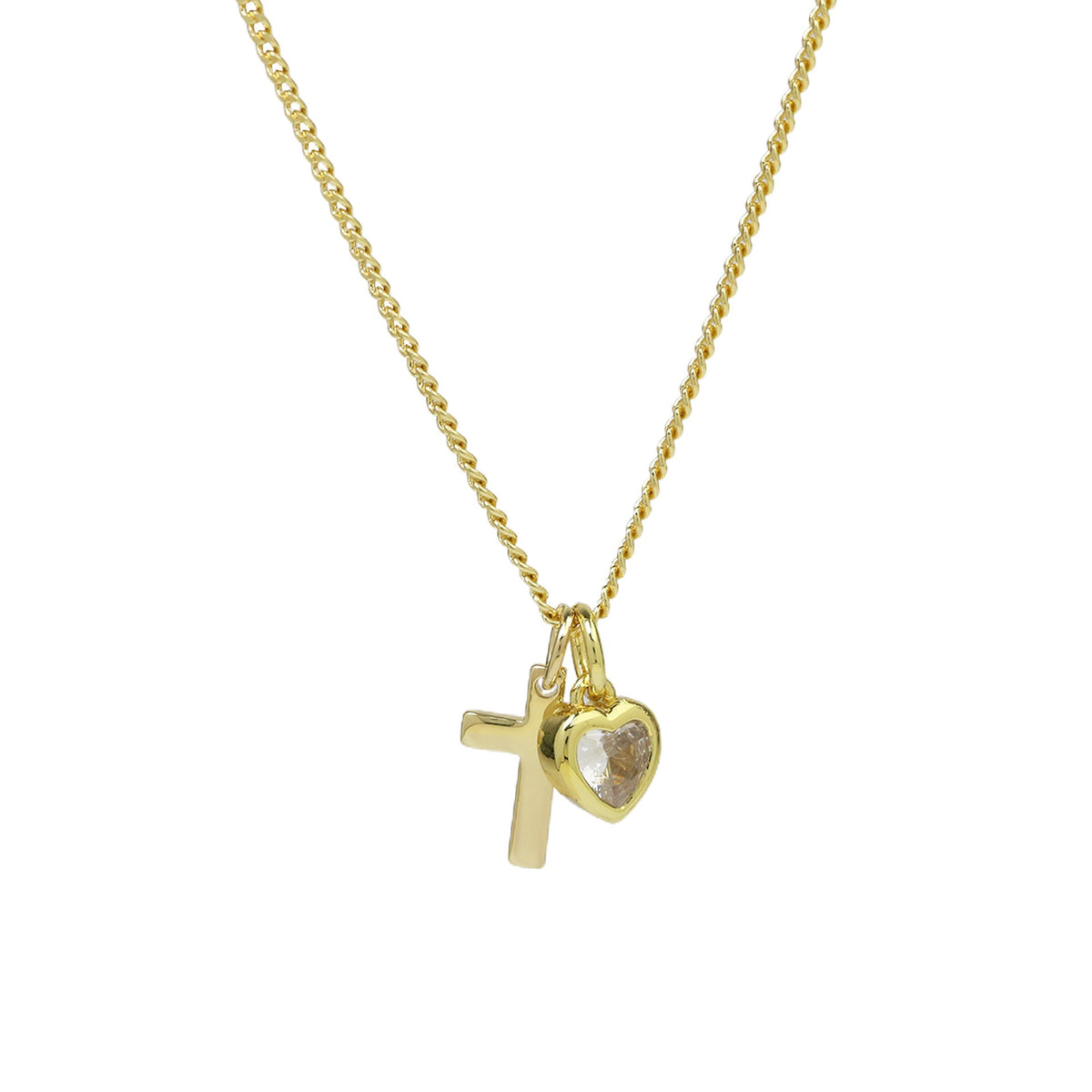 Heart-Shaped December Birthstone Pendant Necklace