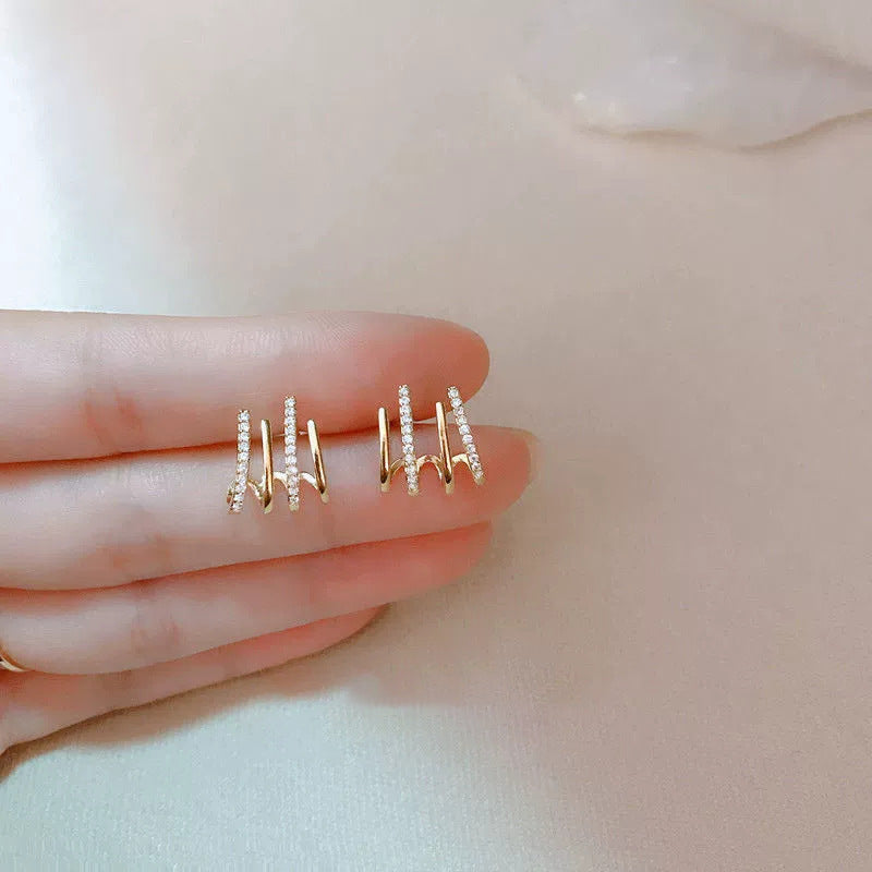 Korean-style High-end Hong Kong Style Vintage Earrings For Women