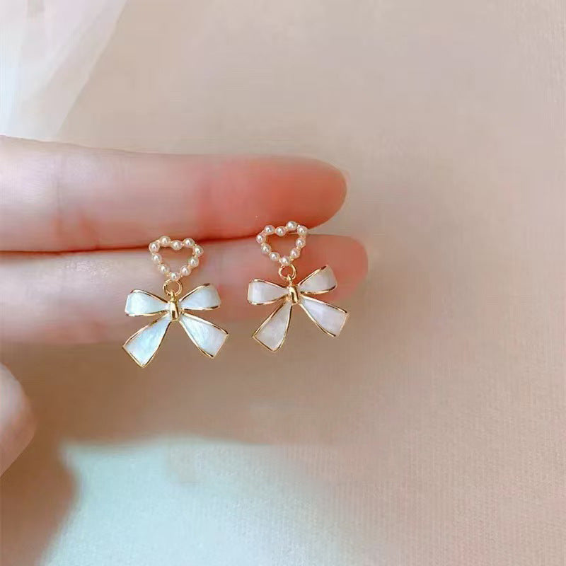Korean-style High-end Hong Kong Style Vintage Earrings For Women