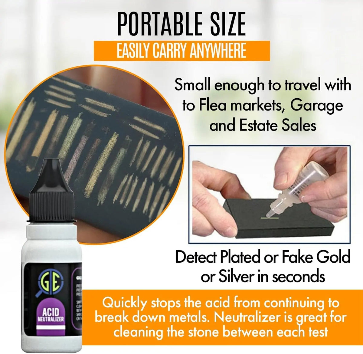 Essentials Kit | Gold, Silver & Platinum Testing Kit | 13-Piece Appraisal Bundle with Acid Solutions, Storage Box, Files, Loupe, Test Bars, Magnet & Neutralizer