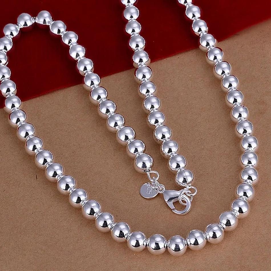 Classic Silver Jewelry Buddhist Rosary Necklace Accessory