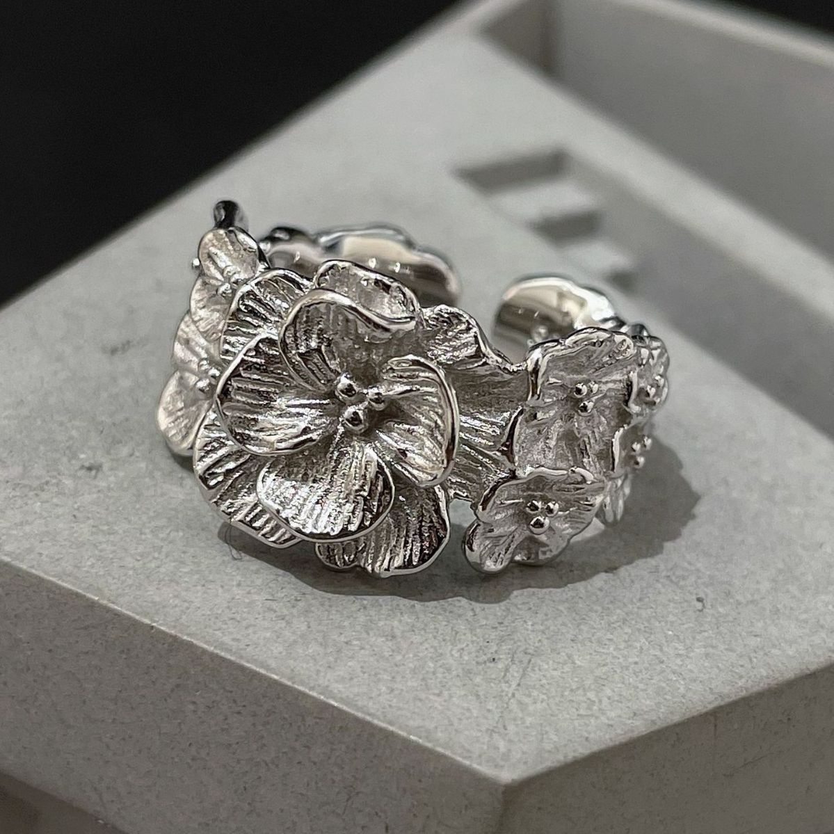Vintage S925 Silver Rings Women, Minimalist Luxury Stylish Finger Rings