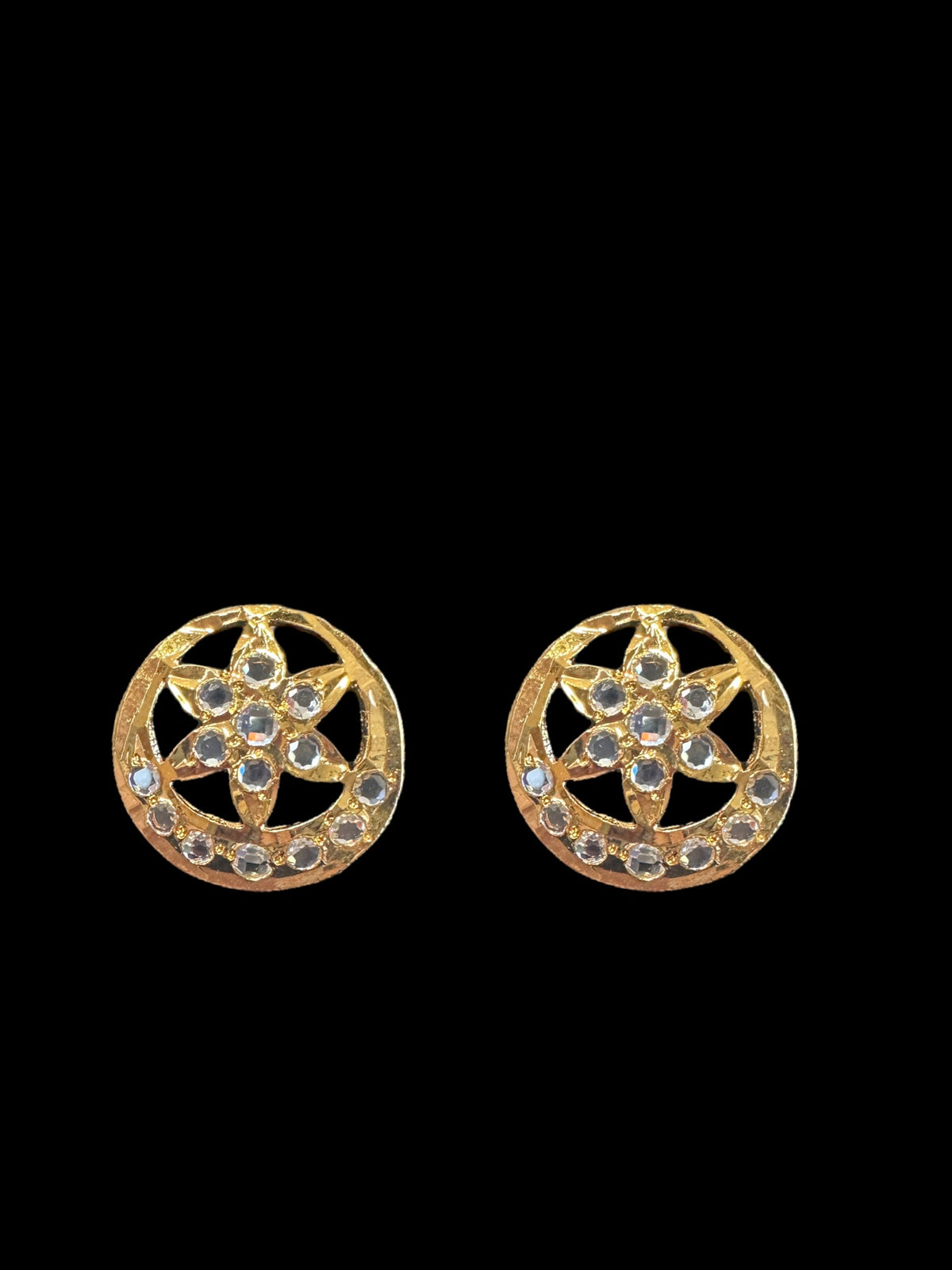 ET515  Seema gold plated tops ( READY TO SHIP )