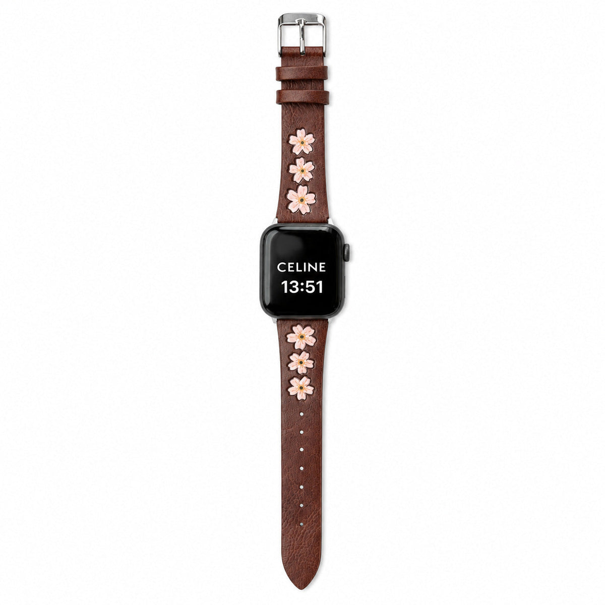All-match Fashion Embroidered Cherry Blossom Watch Strap
