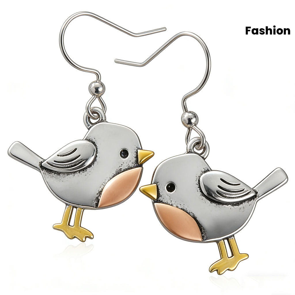 Jewelry Women's Bird-shaped Pendant Earrings