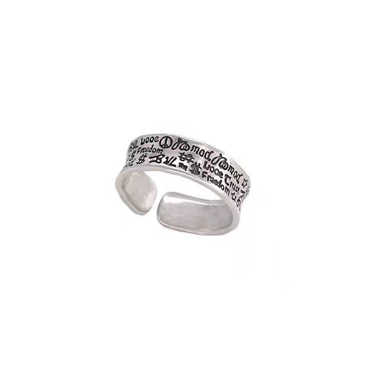Sweet Cool Denim Texture Heart Zircon Ring, Dainty Light Luxury Jewelry For Women