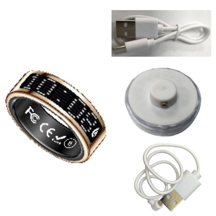 Smart Ring With Display For Counting, Heart Rate, Blood Oxygen, Pressure, Sleep, And Exercise Monitoring, Smart Bracelet For The Middle East