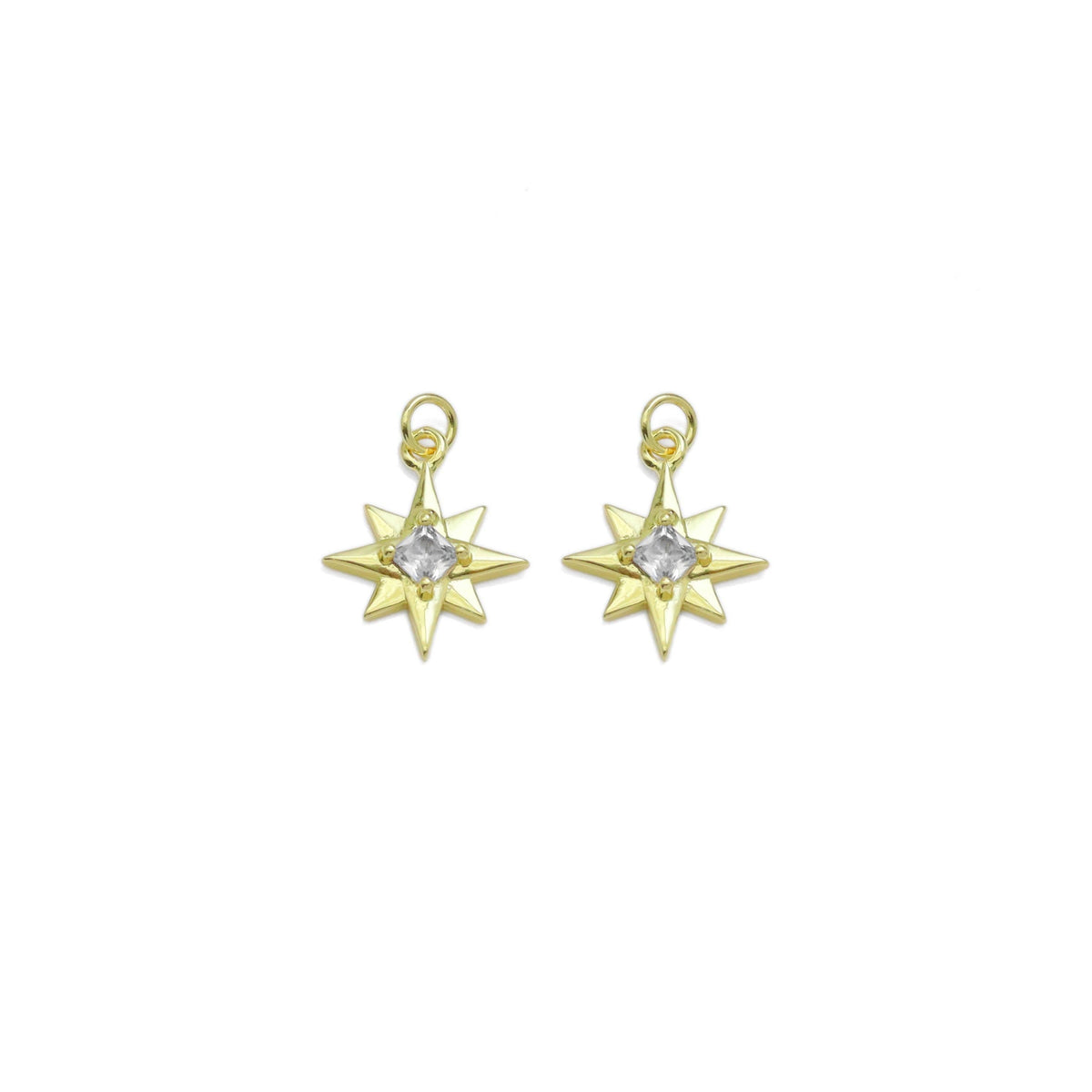 North Star with Diamond Center Charm, Sku#LK937