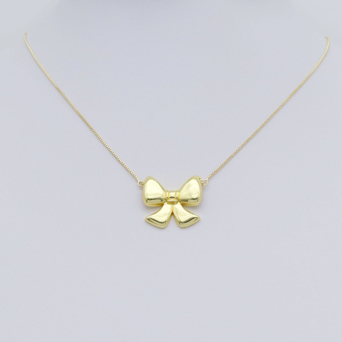 Gold Silver Bow Connector Charm Pendant, Sku#A311