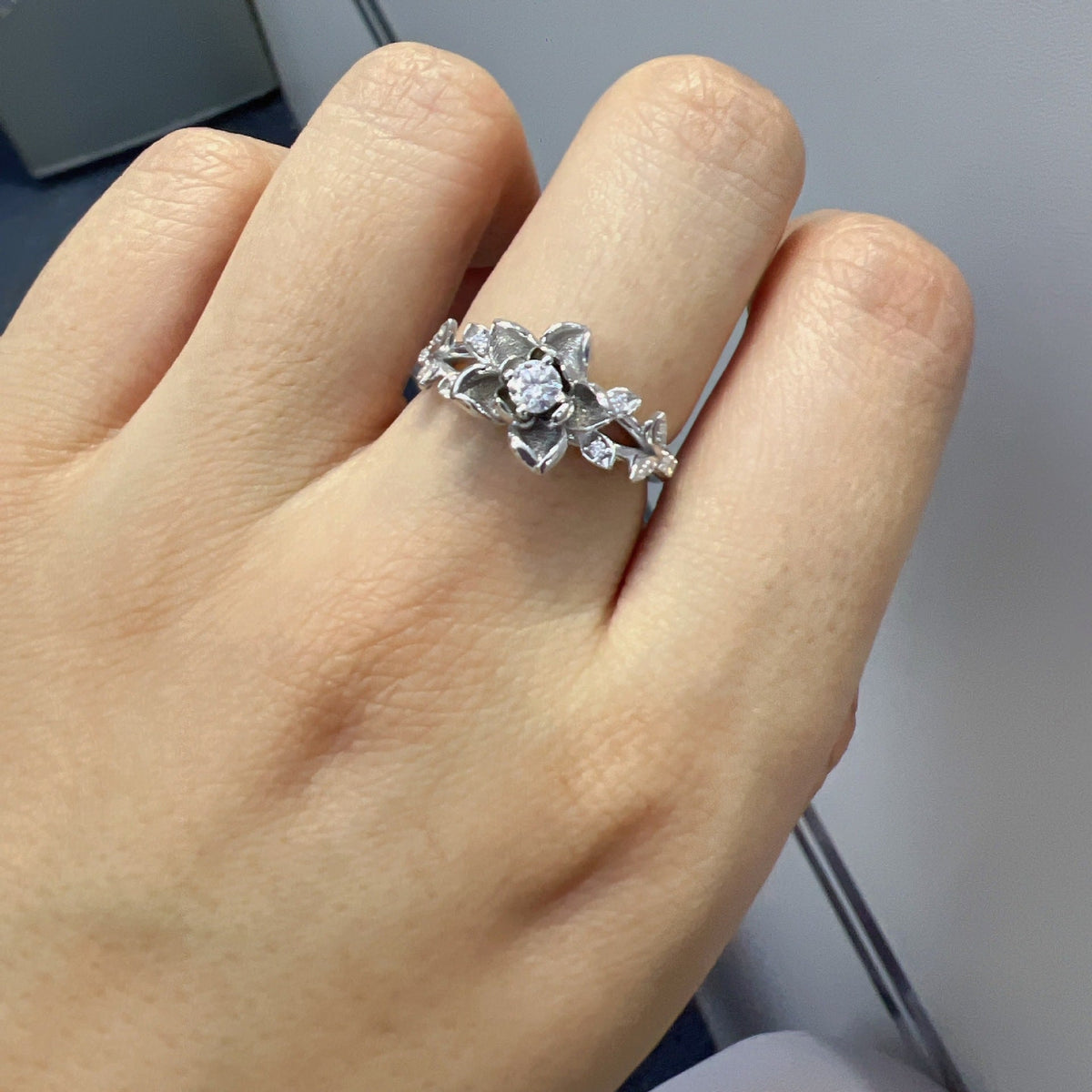 Love And Deepspace Shen Xinghui Open Ring S925 Sterling Silver, Anime Merch Replica, Couple Style Finger Ring