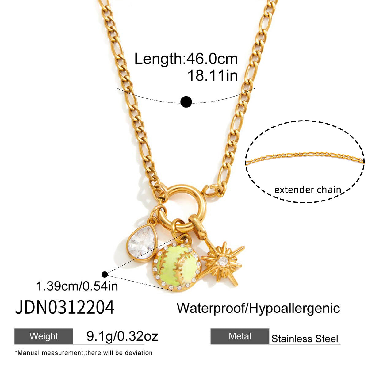 Sports Ball Enamel Necklace Collection
