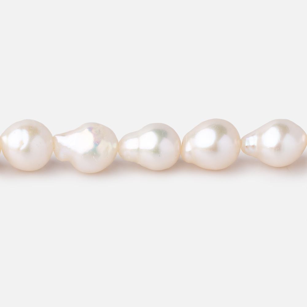9x7mm Cream Petite Ultra Baroque Freshwater Pearls 15 inch 45 Beads