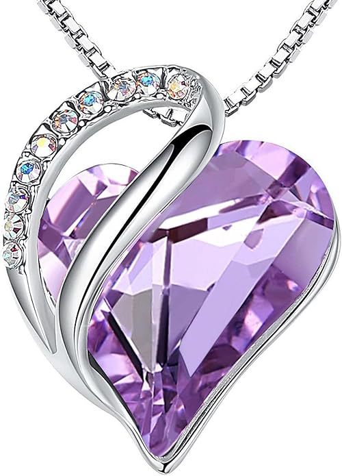 Geometric Heart Of The Ocean Crystal Necklace High-End