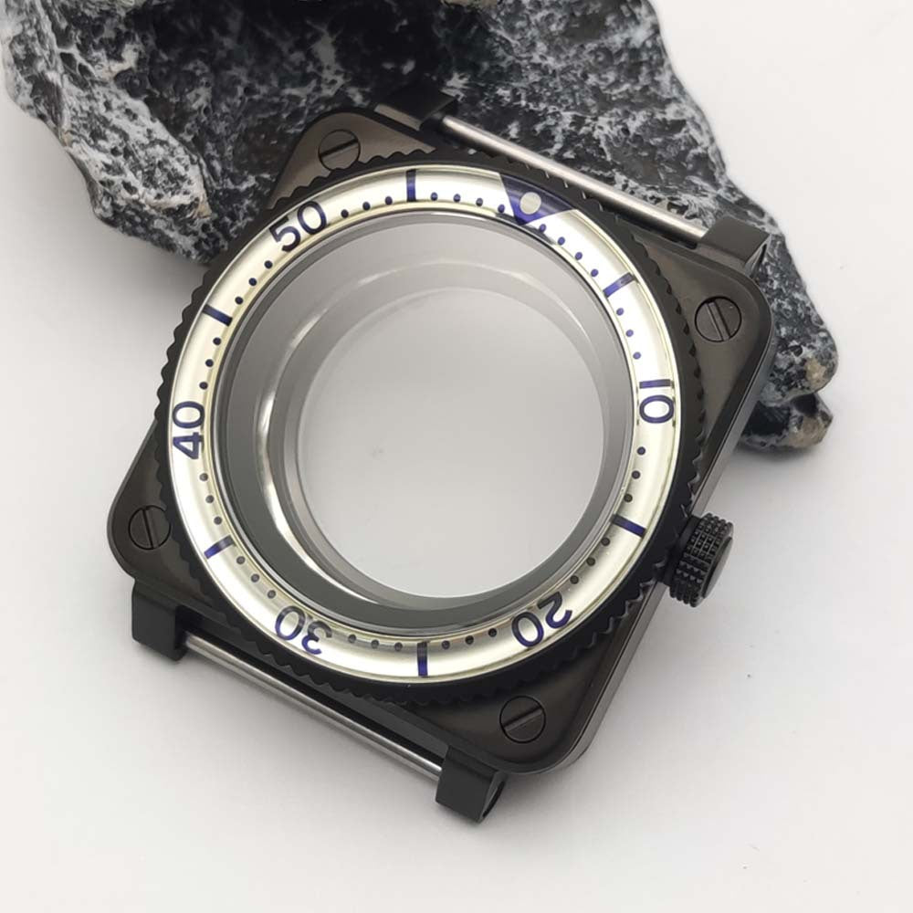 Modified Parts Square Base Watch Case