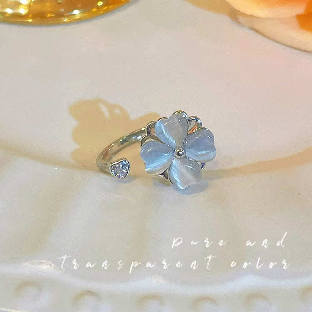 Gothic Heart Cross Open Ring, Vintage Punk Statement Band, Dark Romantic Adjustable Ring For Women
