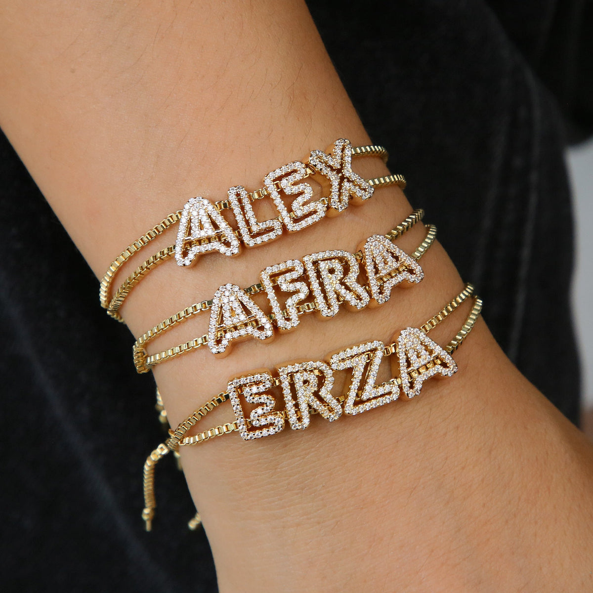 Personalized Bracelet Made By Combining English Letters Diy To Create A Name