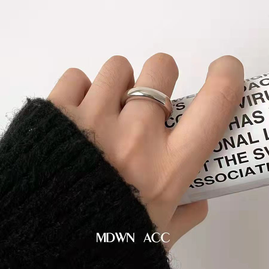 Moonstone Minimalist Ring, Luxury Adjustable Band For Women