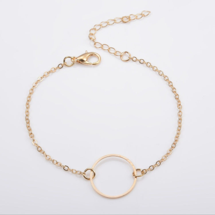 Geometric Metal Circle Women's Bracelet
