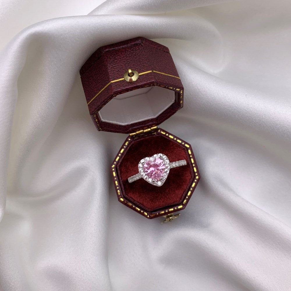 12 Zodiac Colorful Zircon Silver Ring For Women