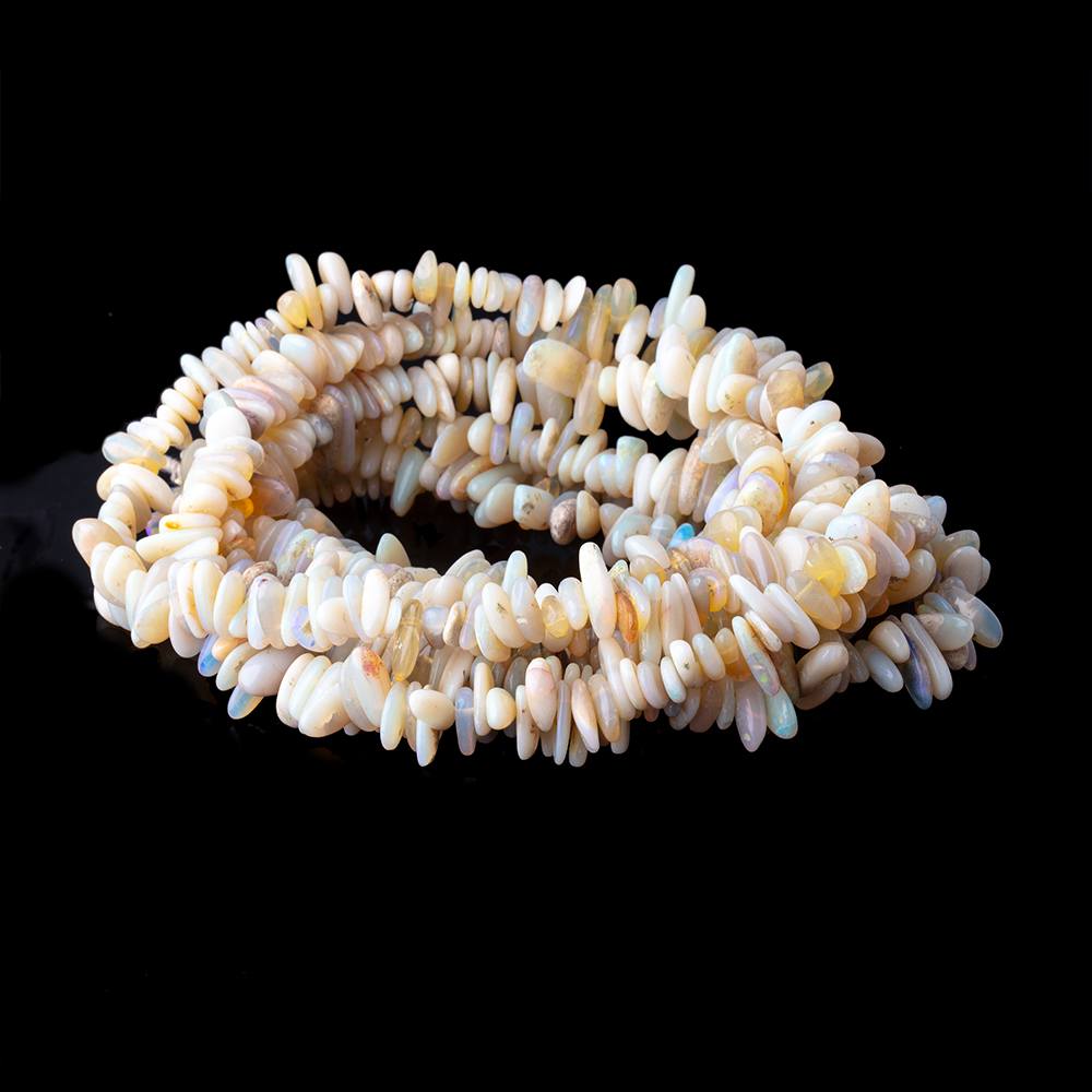 8x5-13x5mm Australian Opal Top Drill Plain Nuggets 18 inch 206 beads