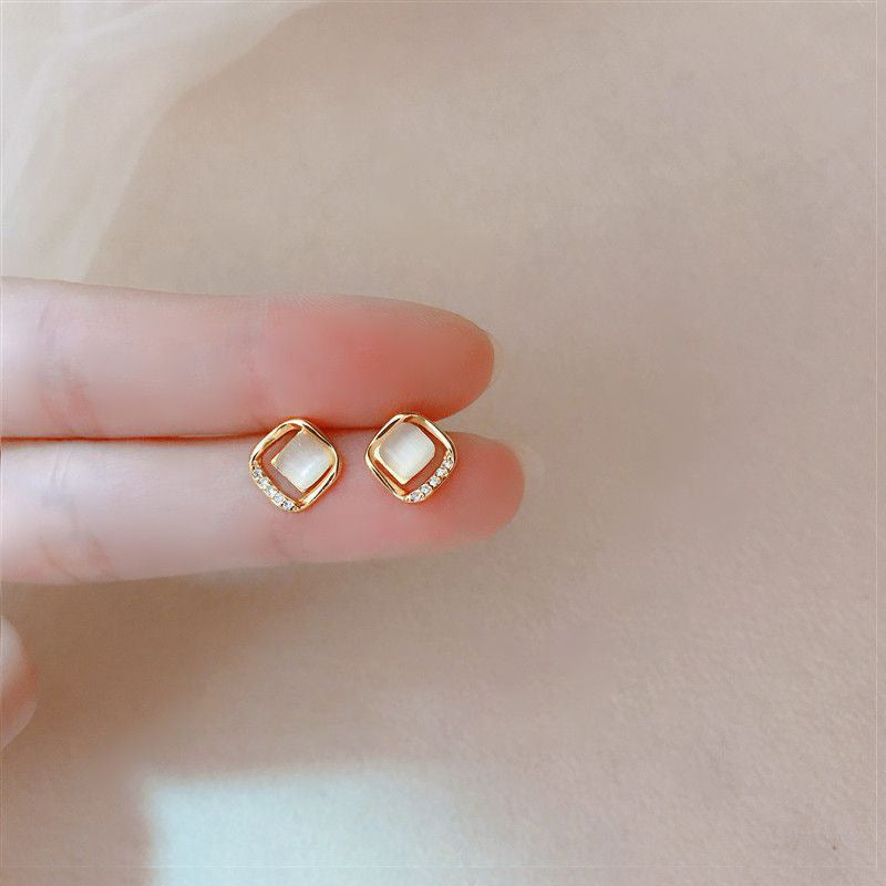 Korean-style High-end Hong Kong Style Vintage Earrings For Women