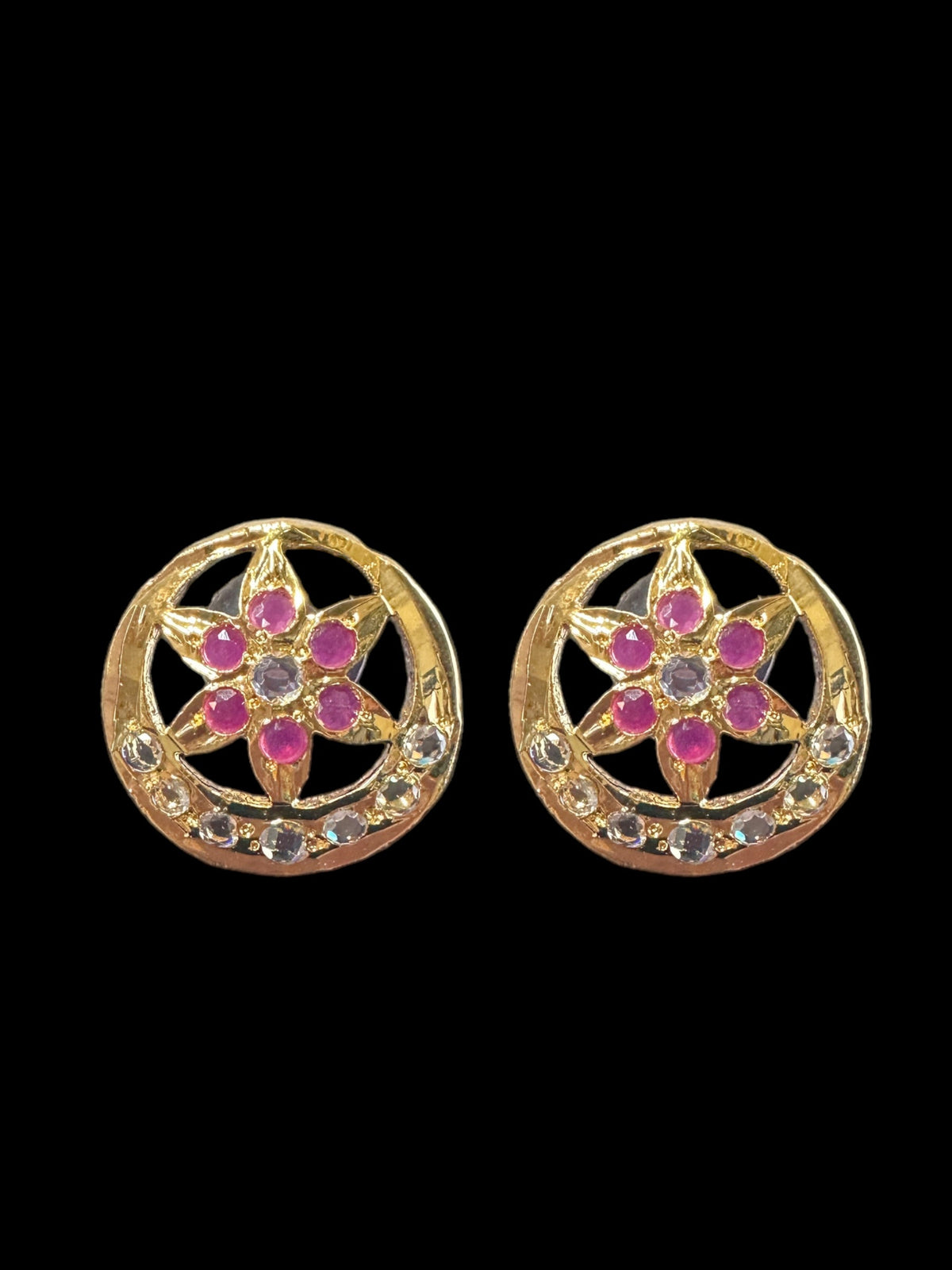 ET515  Seema gold plated tops ( READY TO SHIP )