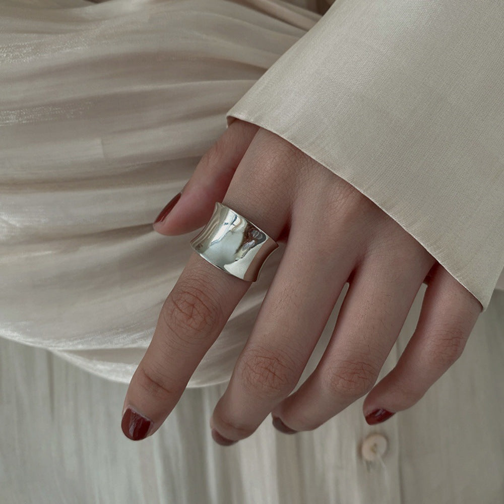 Women S925 Sterling Silver Ring, Vintage Minimalist Non-Tarnish Jewelry