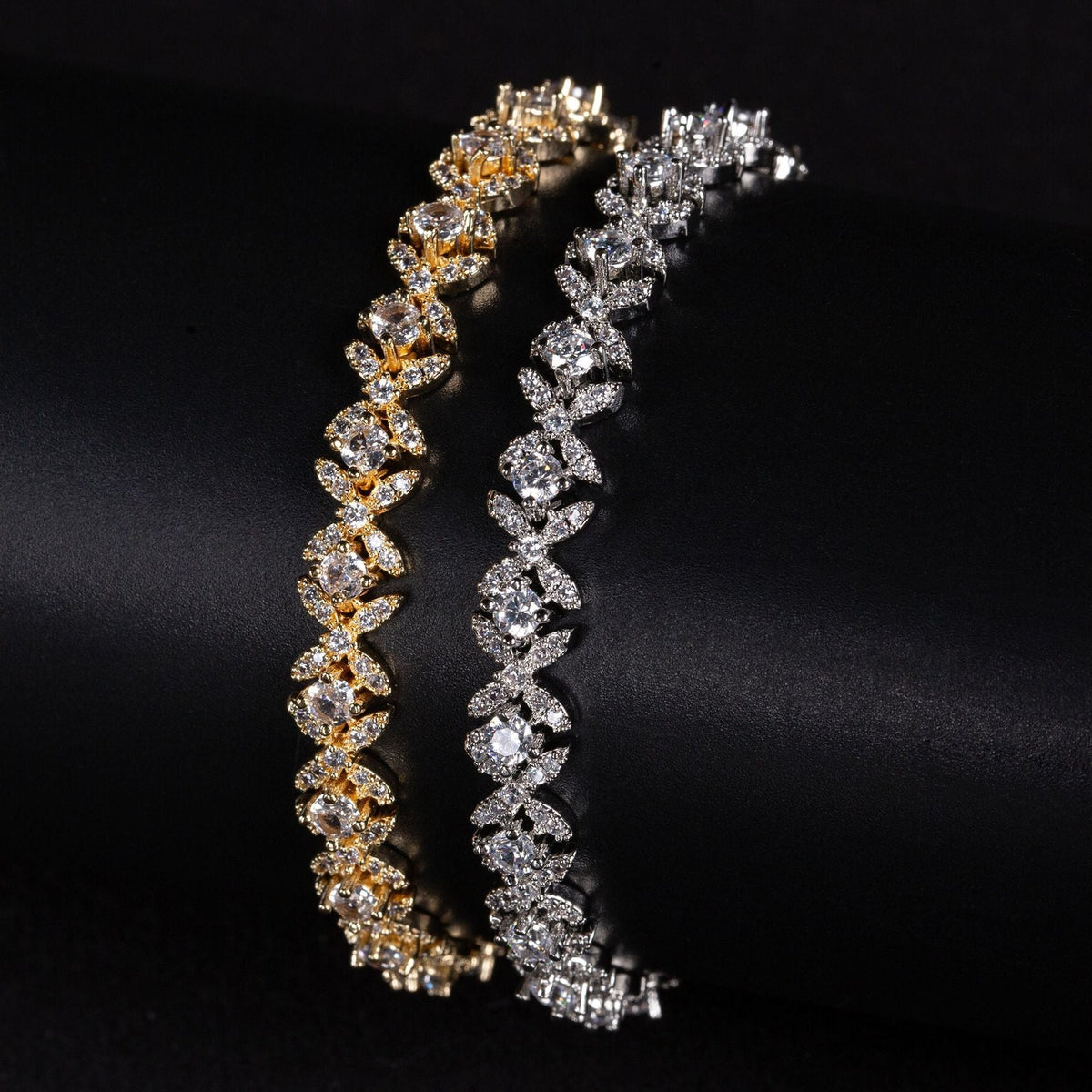 Small Cross Cubic Zirconia Bracelet