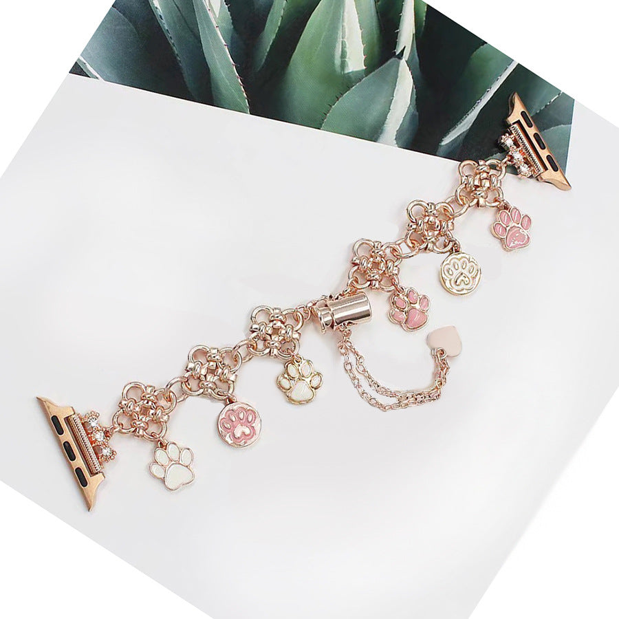 Popular Bestselling Palm-shaped Pendant Watch Bracelet S1098