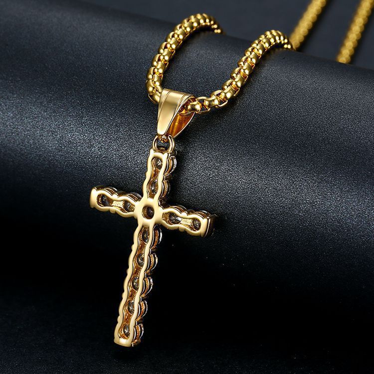 Hot-selling Titanium Steel Fade-resistant Necklace In European And American Styles For Cross-border E-commerce