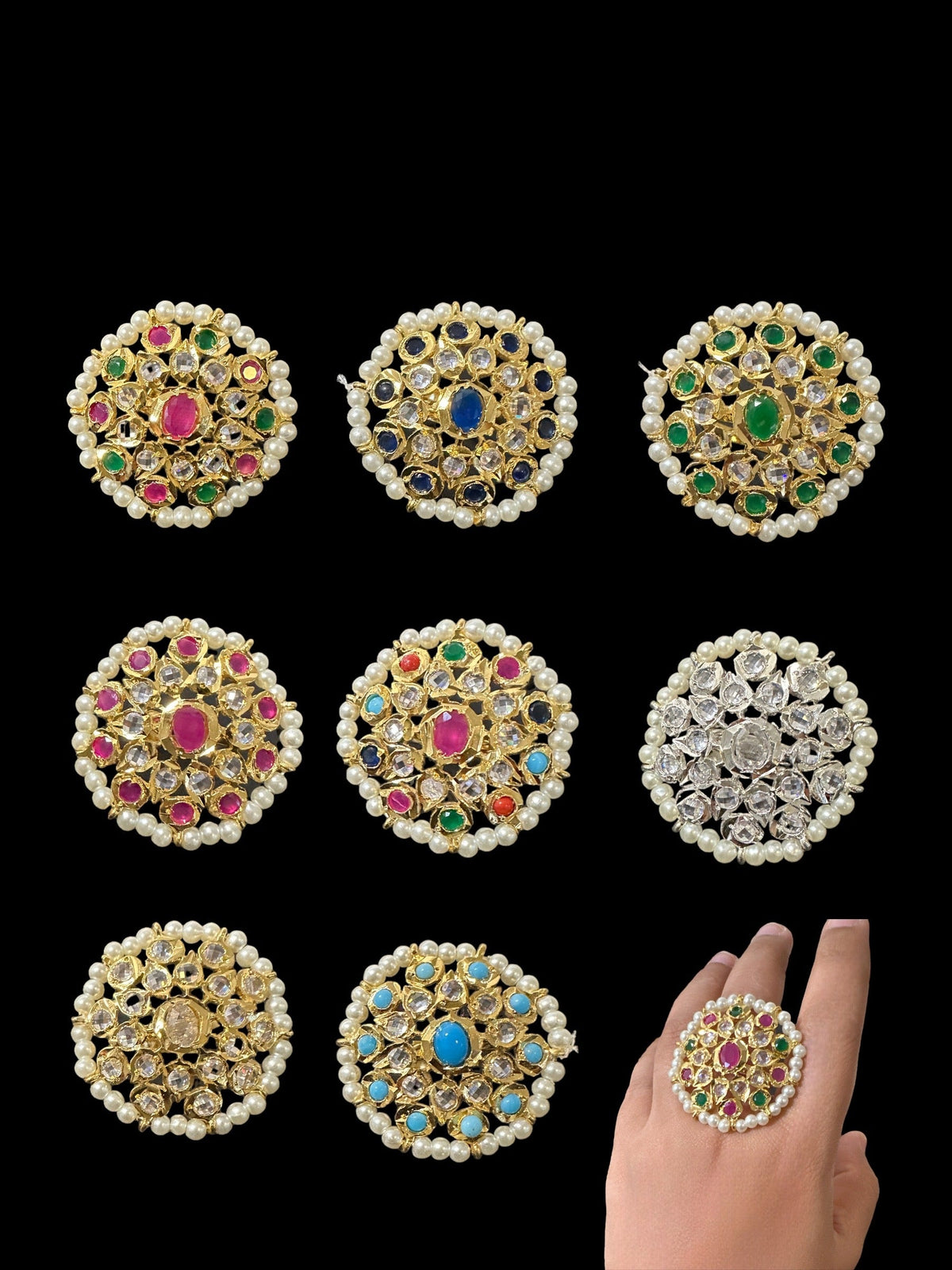DJR100 Amra finger ring (READY TO SHIP)