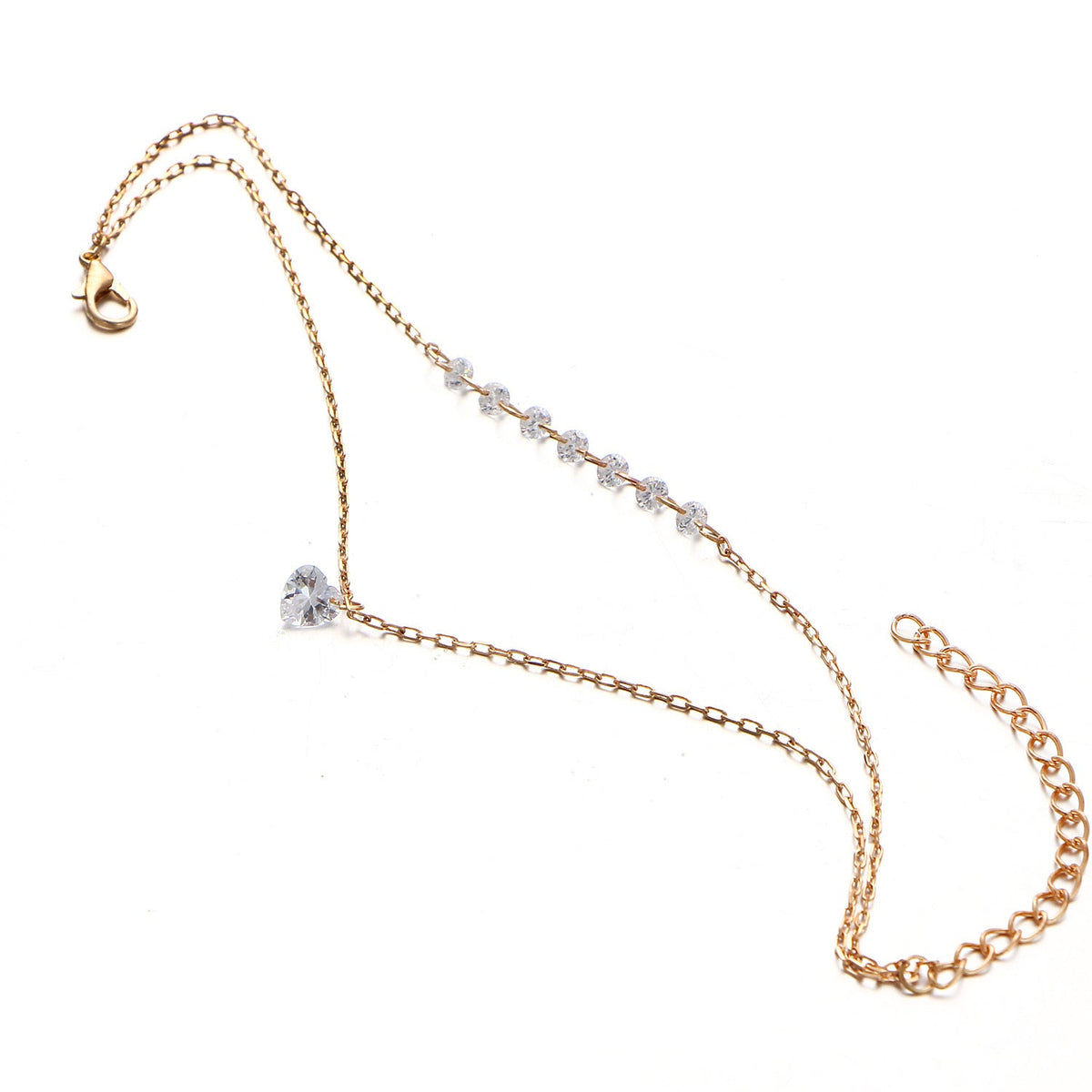 Durable Fashion Heart-shaped Crystal Female Couple Bracelet
