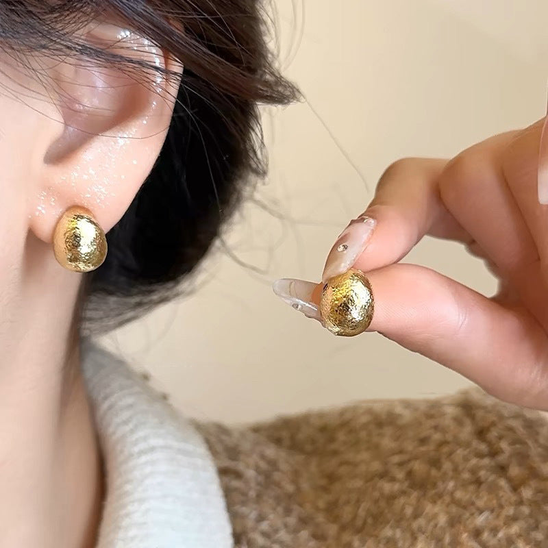 Tiny Size Heart Gold Earrings Comfort Fit Can Wear While Sleeping Female Accessories