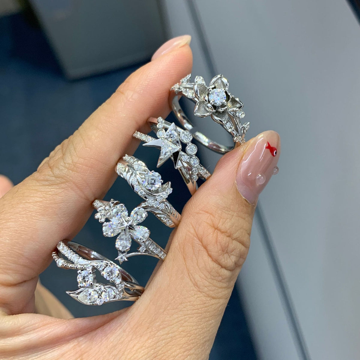 Love And Deepspace Shen Xinghui Open Ring S925 Sterling Silver, Anime Merch Replica, Couple Style Finger Ring