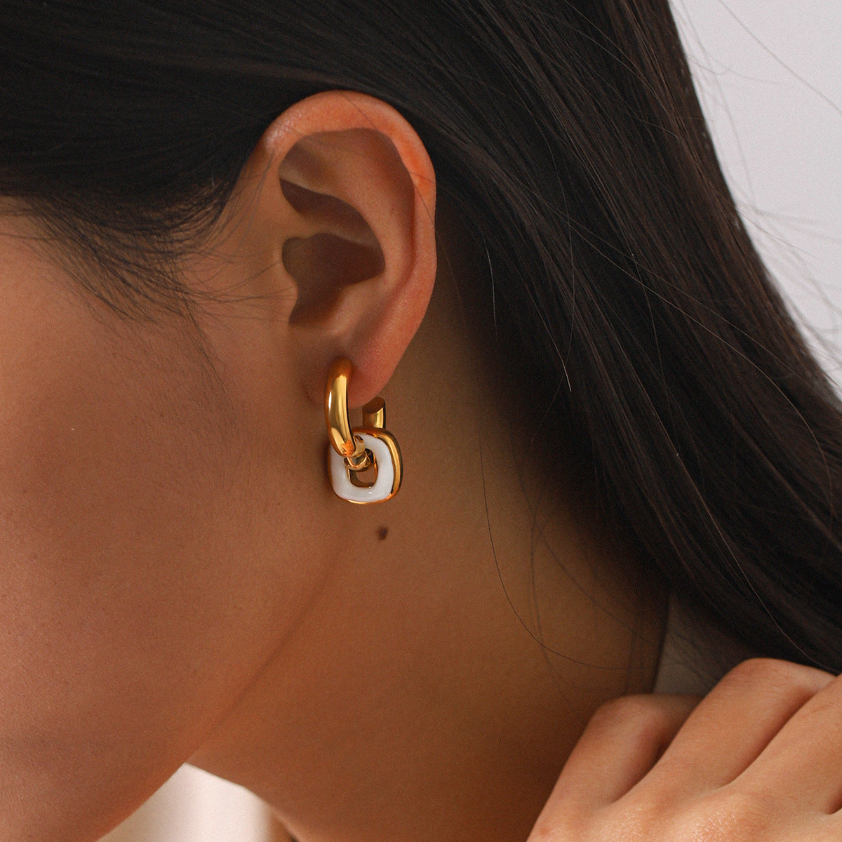 Trendy Fashionable Minimalist Double-ring