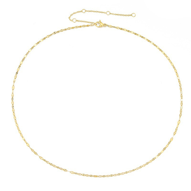 European And American Jewelry Single-layer Chain Necklace