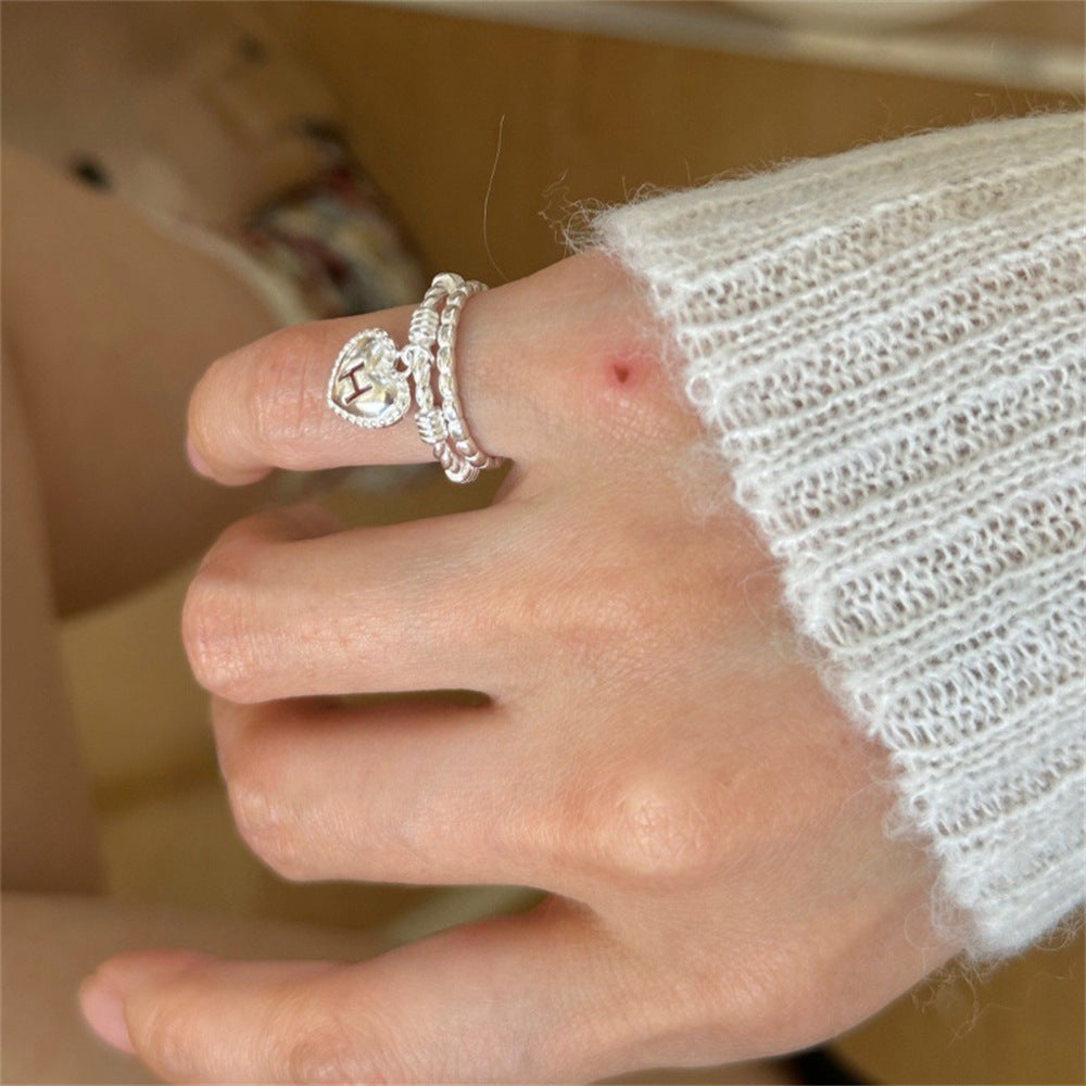 Vintage S925 Silver Rings Women, Minimalist Luxury Stylish Finger Rings