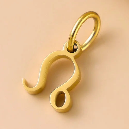 SUNIBI Stainless Steel Star Zodiac Sign 12 Constellation Pendant Accessories for Necklace Women Man Jewelry Gifts Wholesale