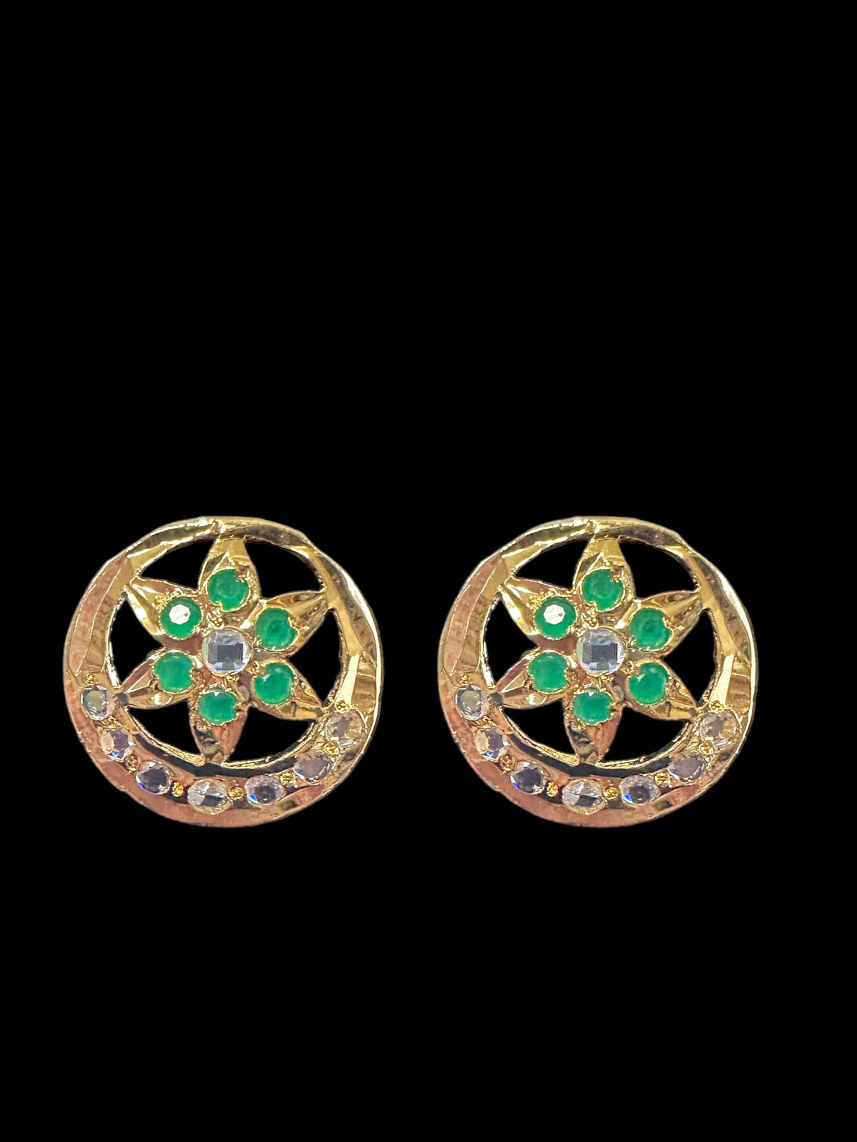 ET515  Seema gold plated tops ( READY TO SHIP )