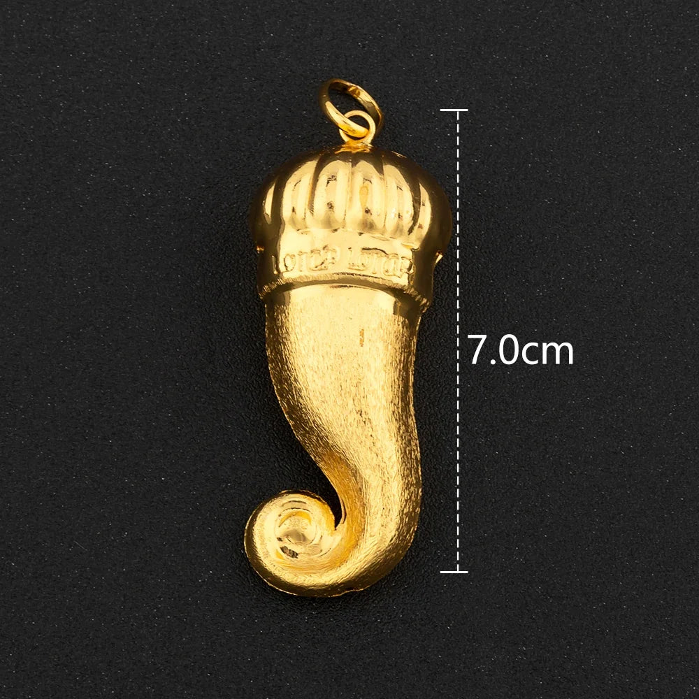 Hip Hop Personality Pendant Gold Color African Map Mermaid Dollar Euro Shape Pendant for Women Men Luxury Copper Chain Jewelry