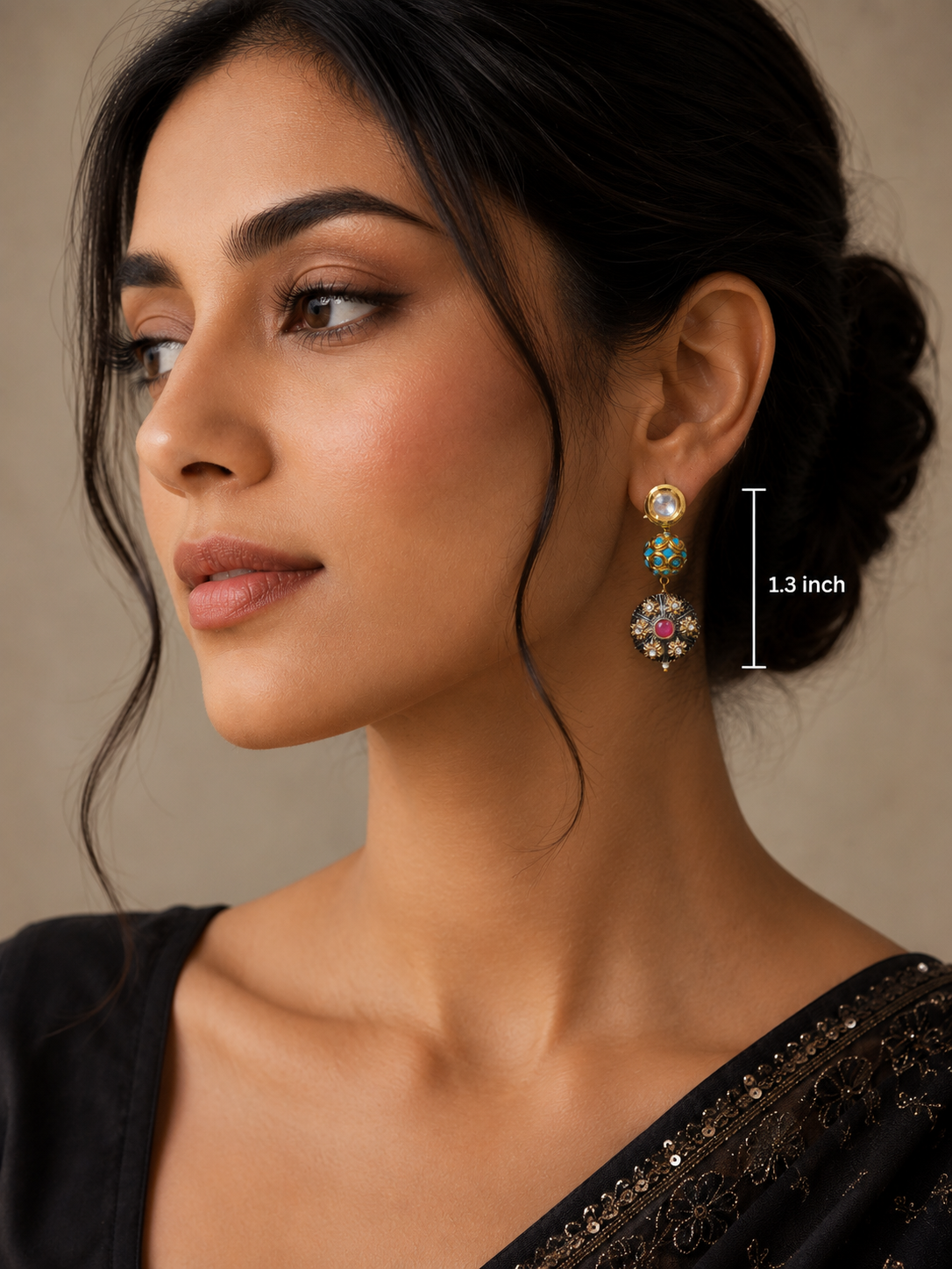 DER1 Sia earrings  (READY TO SHIP )