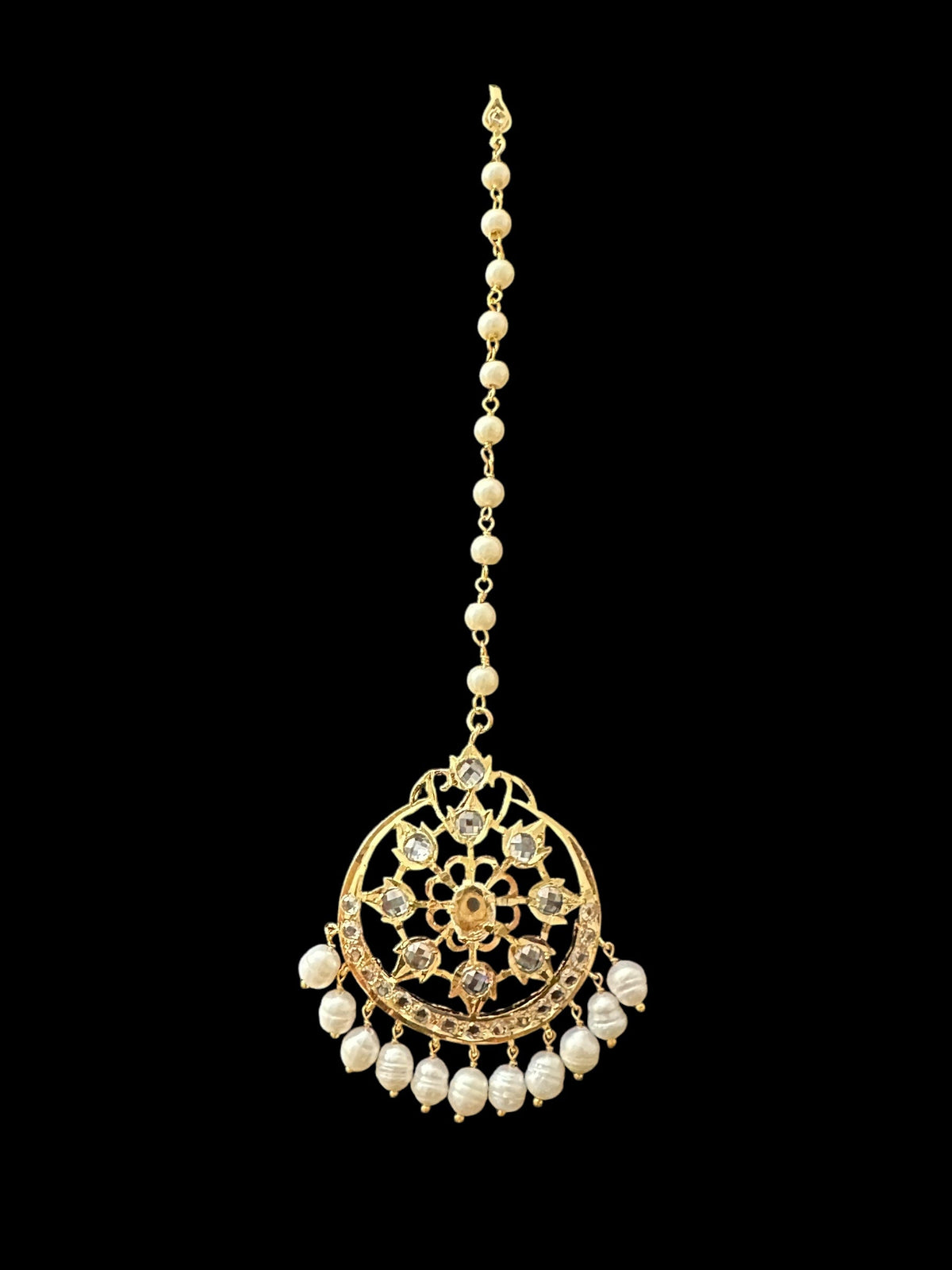 DJTK307 Naira tika in fresh water pearls   ( READY TO SHIP )