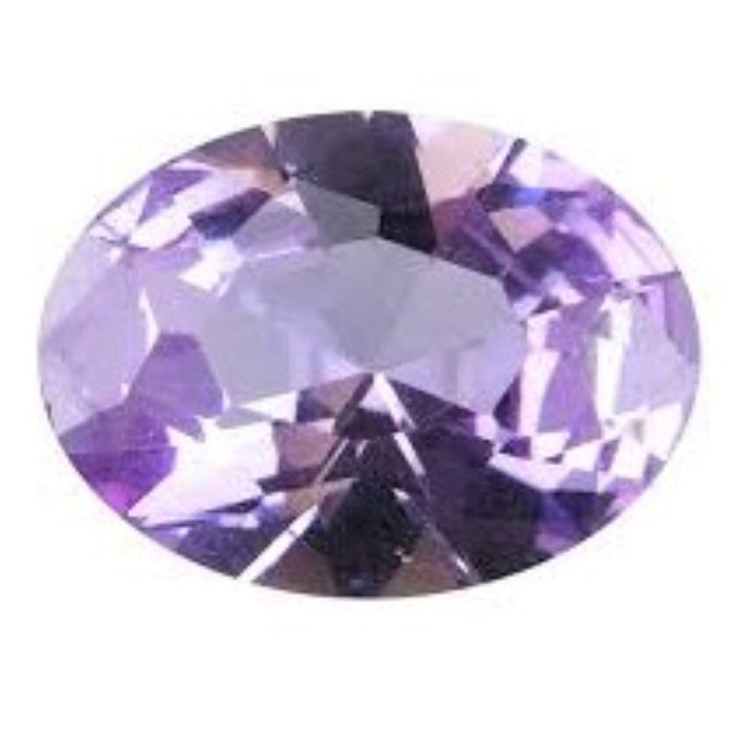 Amethyst Oval Cut Brazilian Small 6x4mm 1/2 Carat Stone